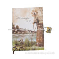 2015 Hard Cover Notebook with Gift Box and Combination Lock